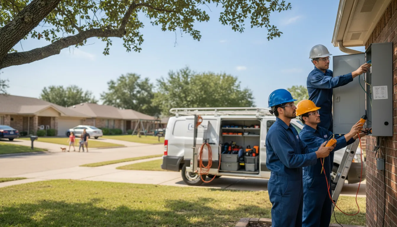 Certified electrician providing emergency electrical services in Bulan, KY